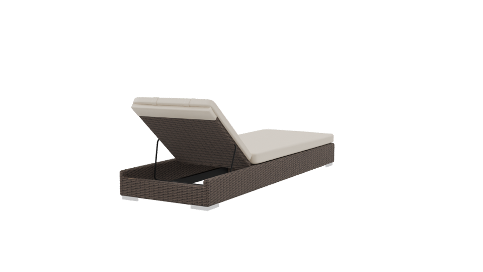 Stylish Outdoor Lounge Chair 3D - Professional 3D Model Render 9
