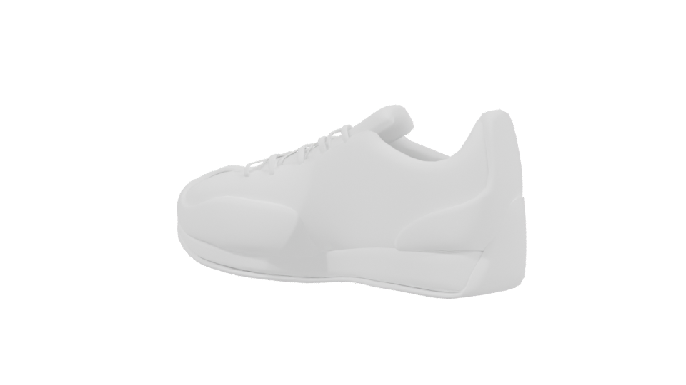 Stylish Athletic Shoe Model 3D - Professional 3D Model Render 3