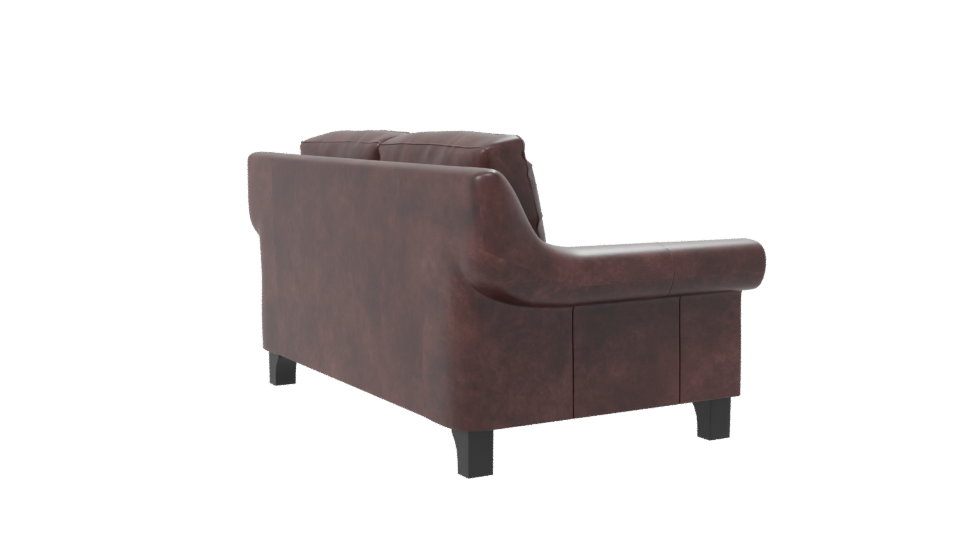 Brown Leather Sofa 3D Model - Professional 3D Model Render 7