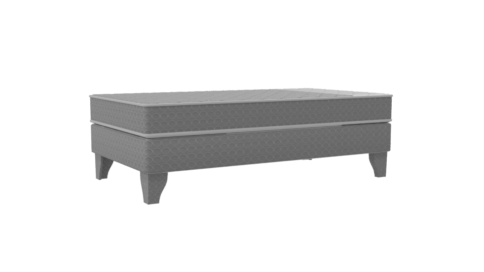 Stylish Modern Bed 3D Model - Professional 3D Model Render 7