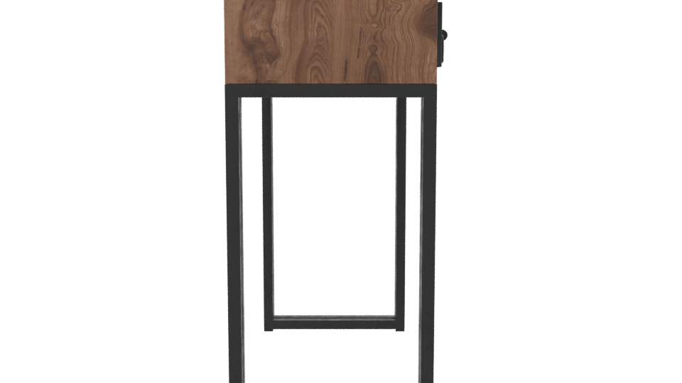 Stylish Industrial Console Table 3D Model - Professional 3D Model Render 8