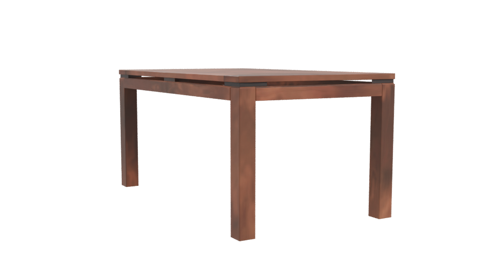 Modern Wooden Table Model 3D - Professional 3D Model Render 10