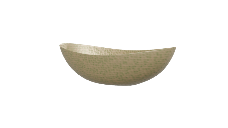 Stylized Hammered Metal Bowl 3D - Professional 3D Model Render 12