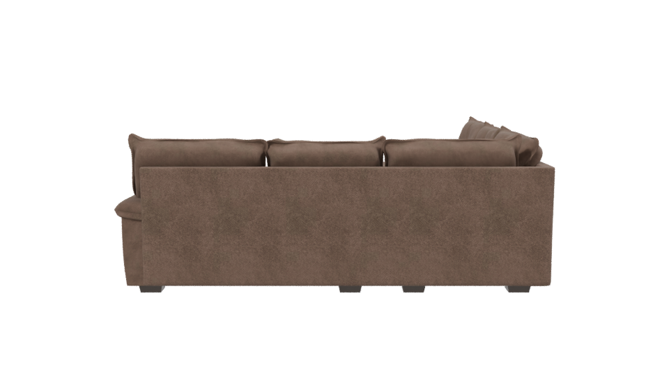 Stylish Sectional Sofa Model 3D - Professional 3D Model Render 2