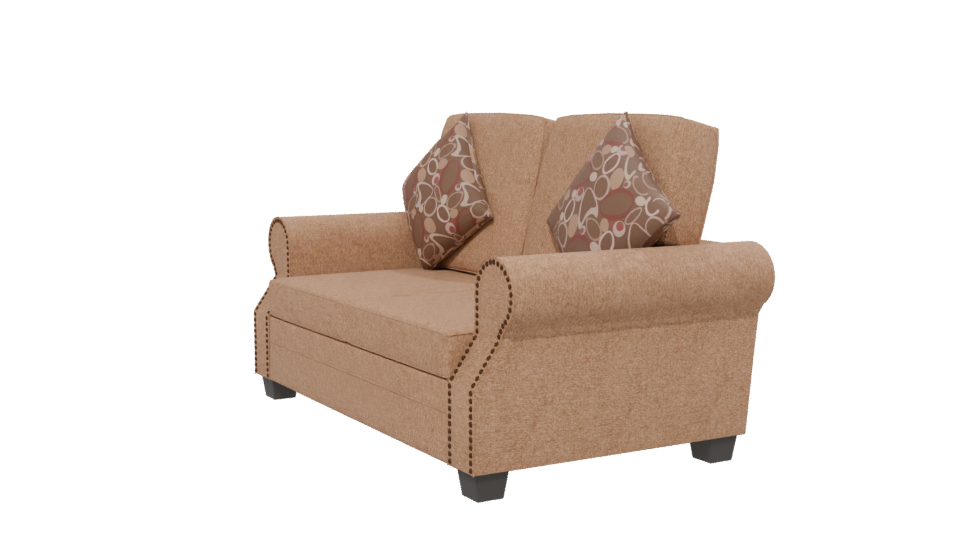 Stylish Sofa with Cushions - Professional 3D Model Render 13
