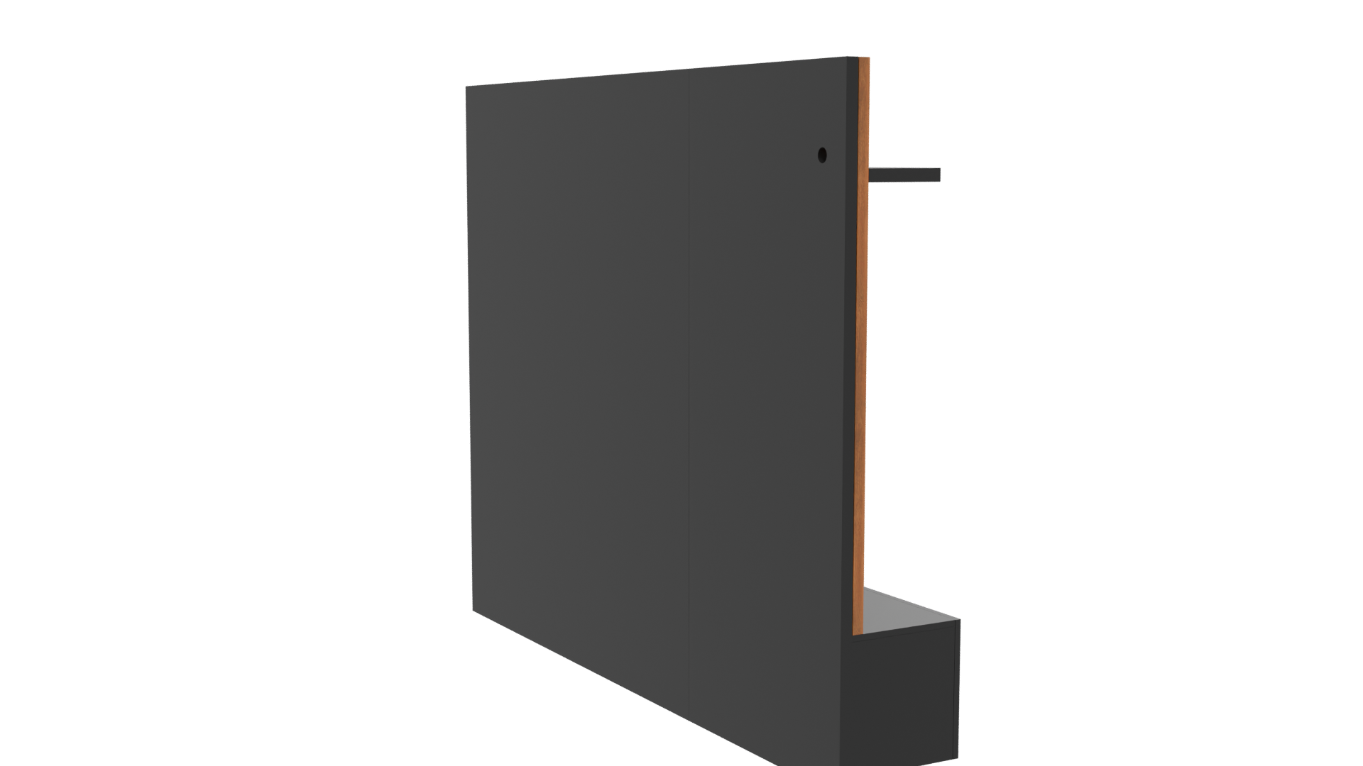 Modern Entertainment Center 3D - Professional 3D Model Render 7