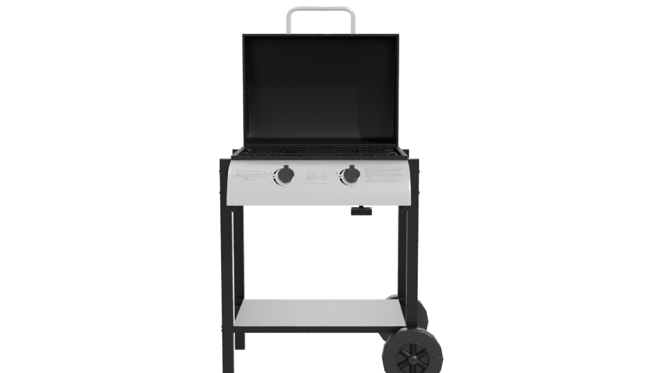 Outdoor Gas Grill 3D Model - Professional 3D Model Render 11