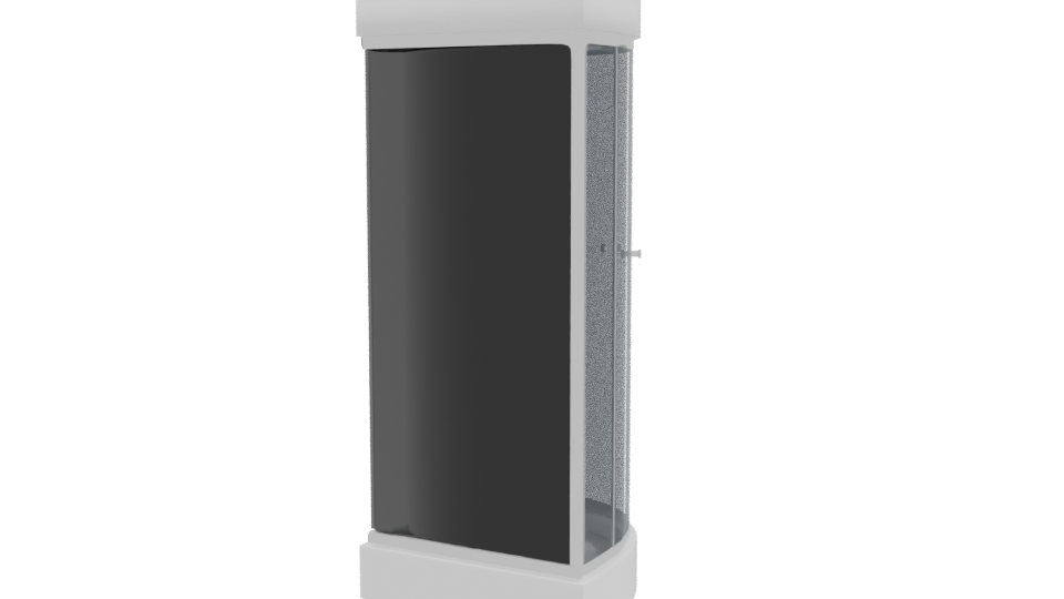 Stylish Shower Cubicle 3D Model - Professional 3D Model Render 9