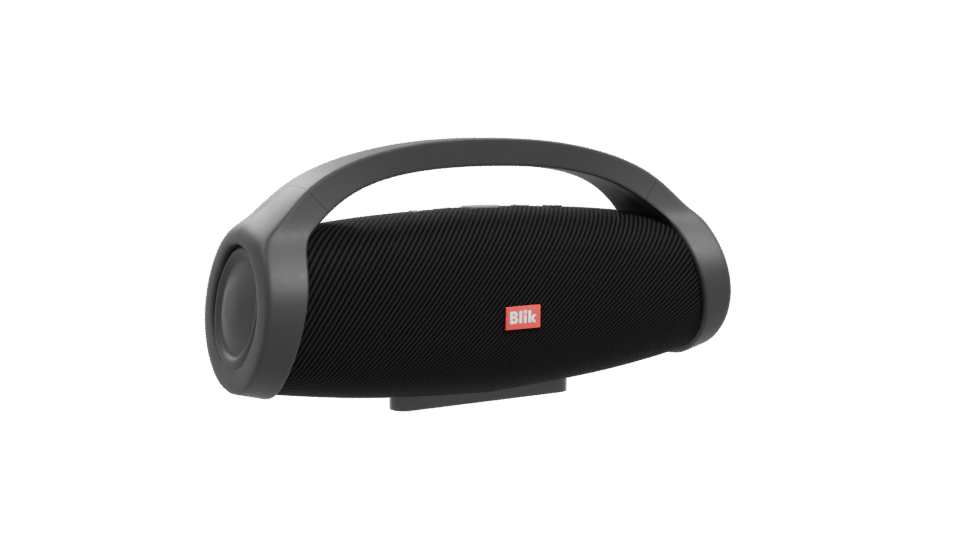 Bluetooth Speaker Booster2 Black 3D - Professional 3D Model Render 10