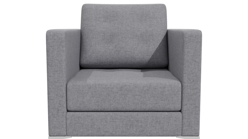 Modern Gray Sofa Marina 3D - Professional 3D Model Render 11