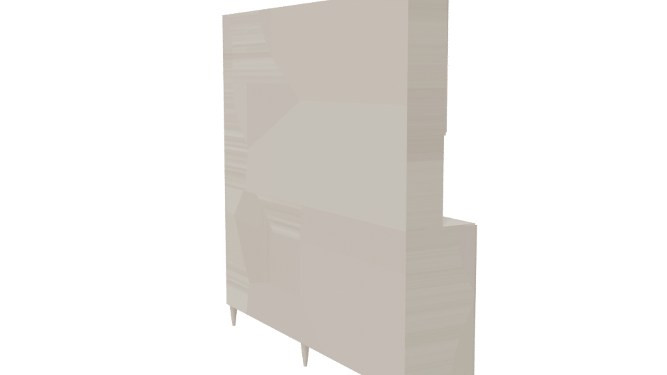 Stylish Kitchen Cabinet Set 3D Model - Professional 3D Model Render 7