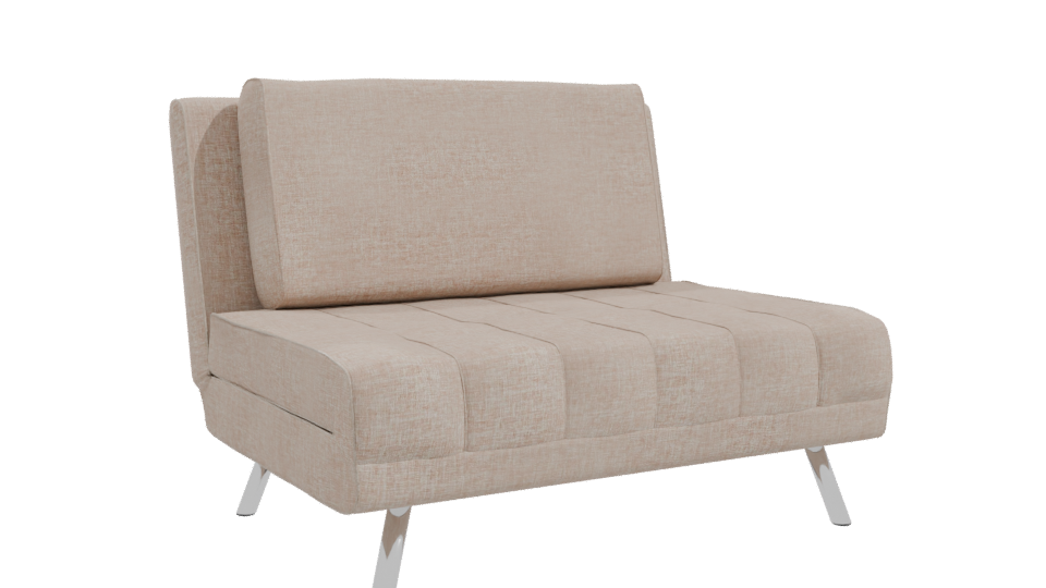 Contemporary Fabric Sofa Bed 3D Model - Professional 3D Model Render 10
