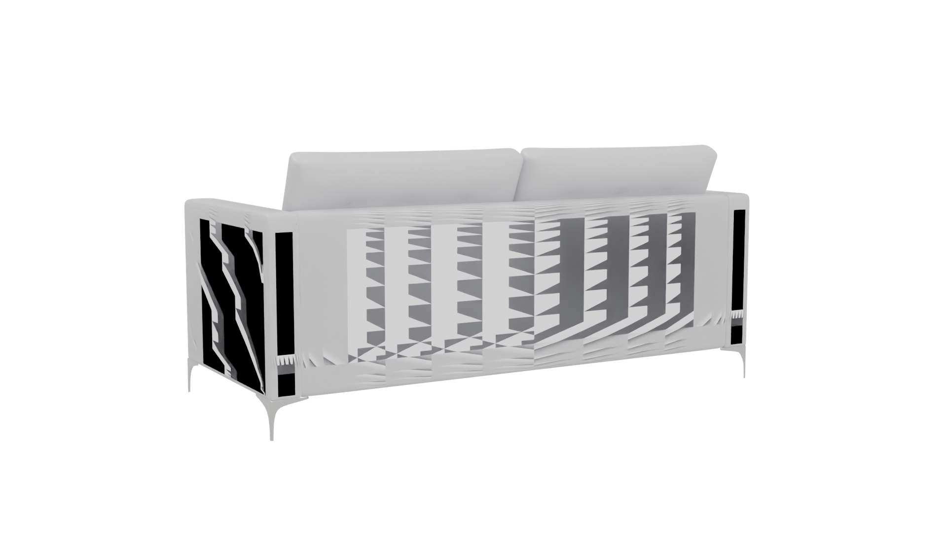 Contemporary Sofa 3D Model - Professional 3D Model Render 4