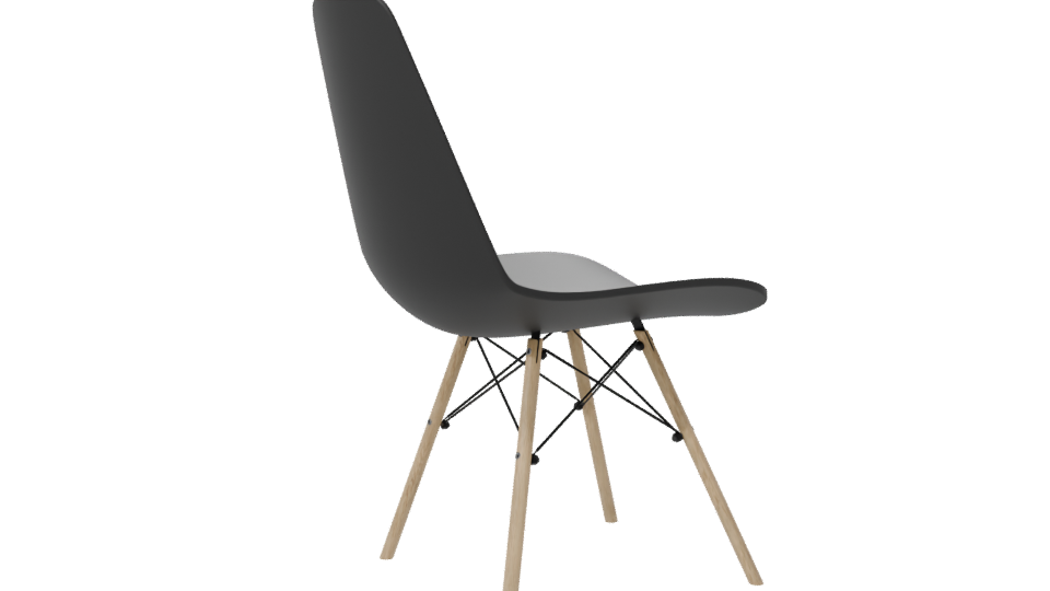 Stylish Modern Chair 3D Model - Professional 3D Model Render 7