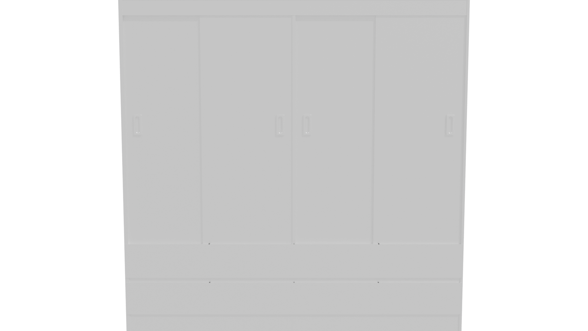 Stylish Wooden Storage Cabinet 3D Model - Professional 3D Model Render 11