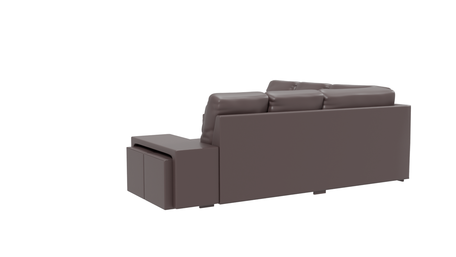 Contemporary Modular Sofa Set 3D Model - Professional 3D Model Render 13