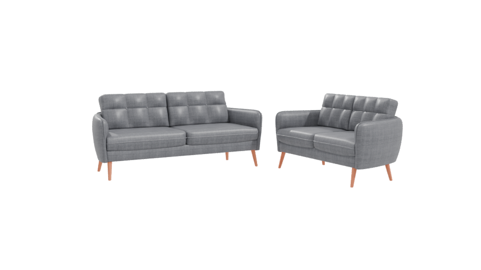 Stylish Modern Sofa Set 3D - Professional 3D Model Render 10