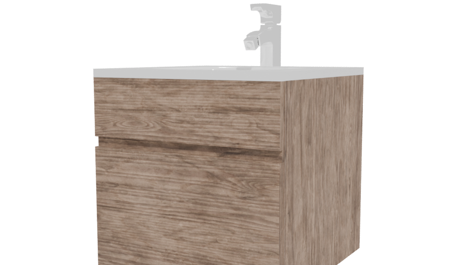 Stylish Modern Bathroom Sink Unit 3D Model - Professional 3D Model Render 12