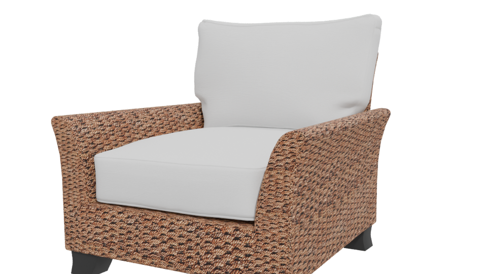 Cozy Modern Lounge Chair 3D - Professional 3D Model Render 12