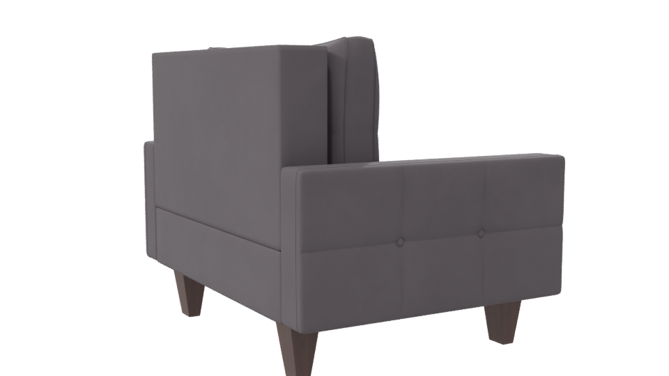 Modern Individual Armchair 3D - Professional 3D Model Render 7
