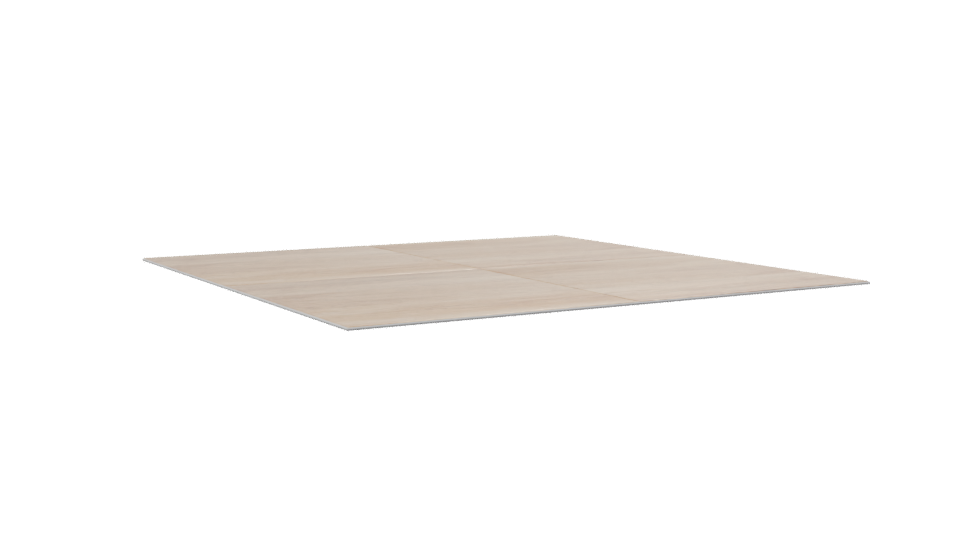 Elegant Wooden Floor Panel 3D - Professional 3D Model Render 7