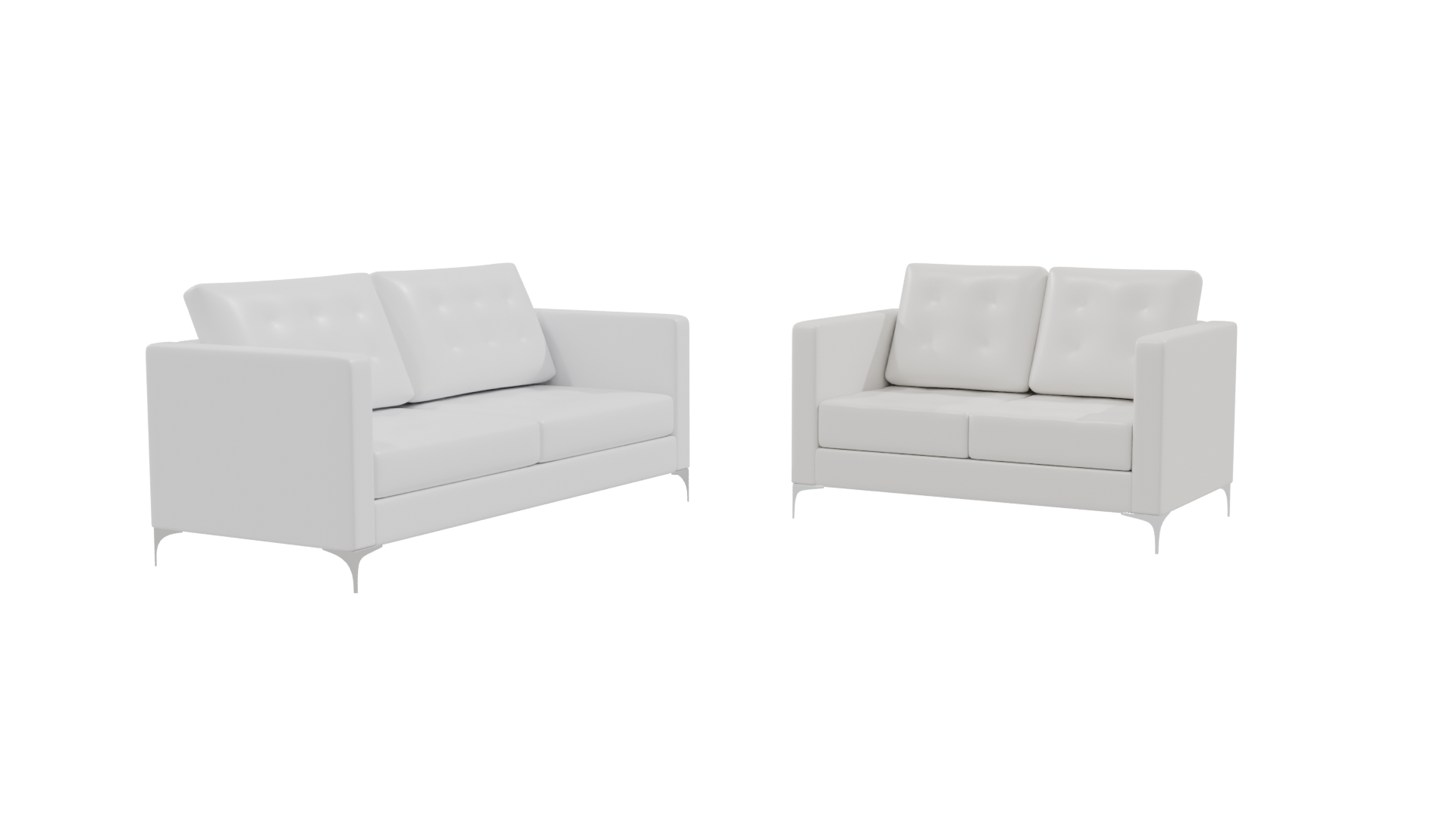 Luxurious Modern Sectional Sofa 3D Model - Professional 3D Model Render 9