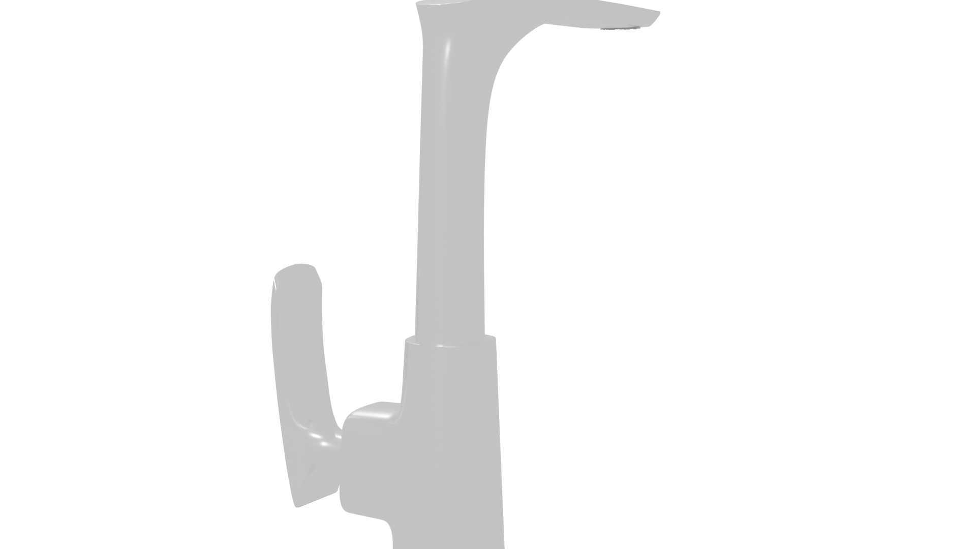 Sleek Kitchen Faucet Model 3D - Professional 3D Model Render 18