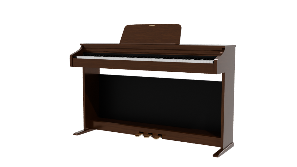 Stylish Digital Piano Model - Professional 3D Model Render 12