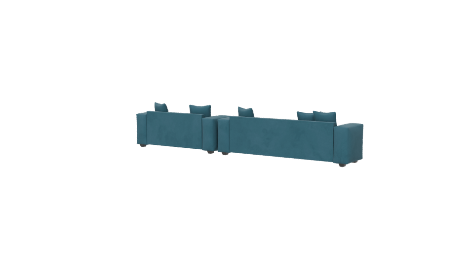 Stylish Modern Sofa Set 3D Model - Professional 3D Model Render 6