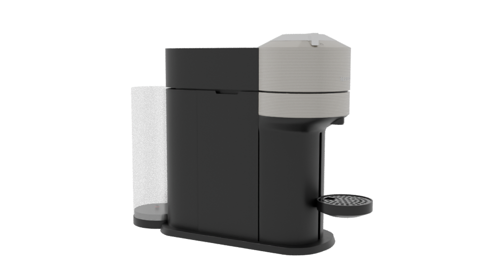 Contemporary Coffee Maker Model - Professional 3D Model Render 9