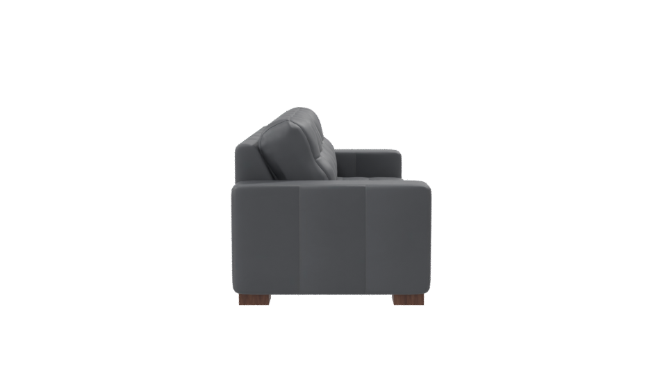Stylish Modern Leather Sofa 3D Model - Professional 3D Model Render 8