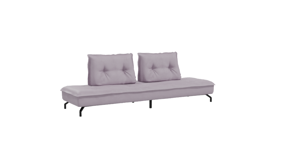 Stylish Modern Fabric Sofa 3D Model - Professional 3D Model Render 10