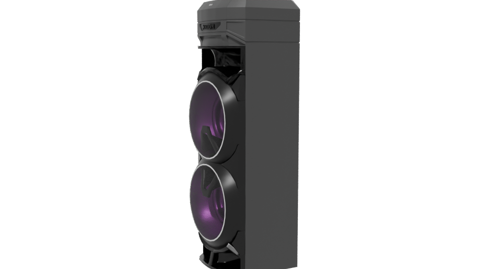 Powerful Bluetooth Speaker Model - Professional 3D Model Render 13
