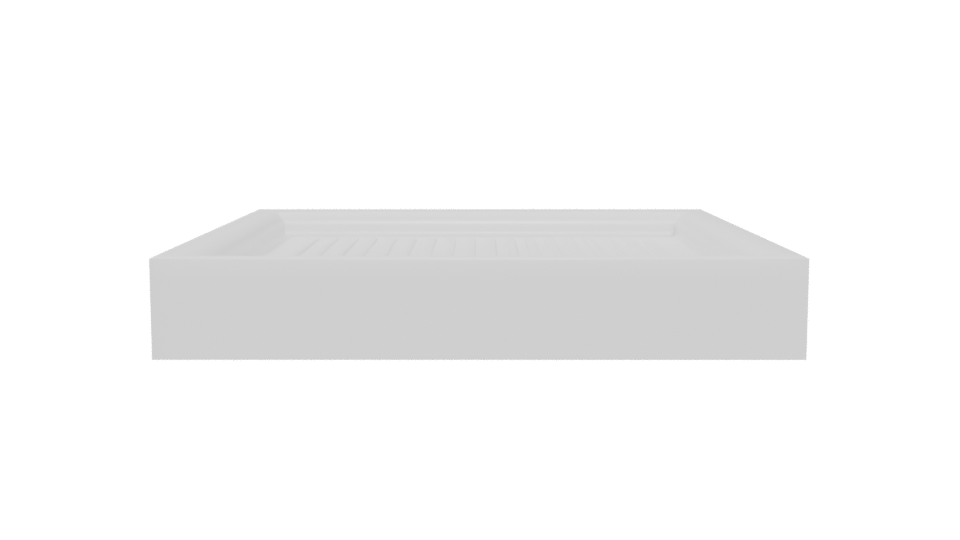 Square Shower Base 3D Model - Professional 3D Model Render 5