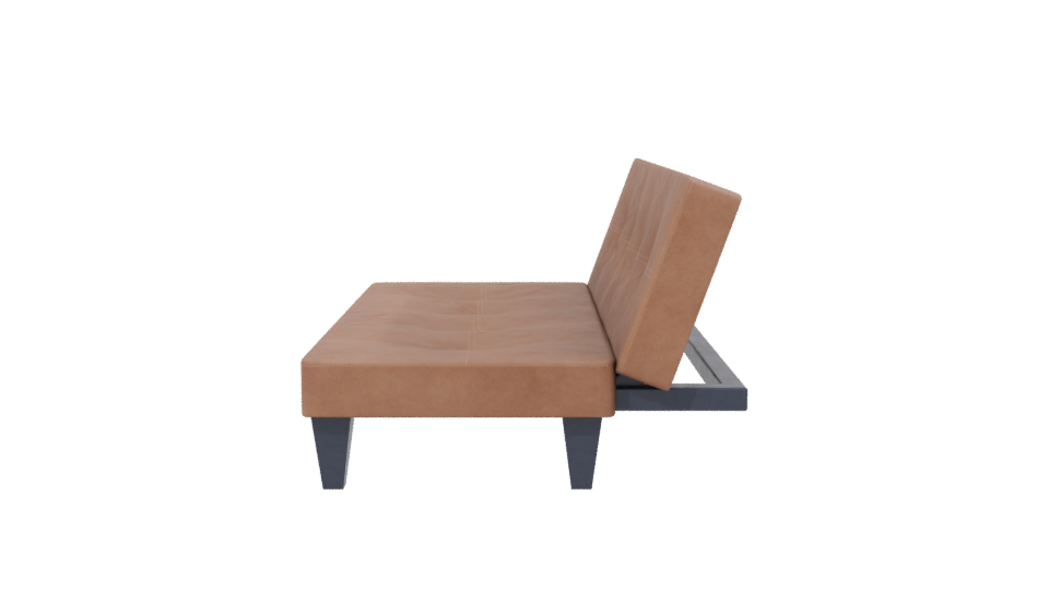 Stylish Convertible Sofa 3D Model - Professional 3D Model Render 2