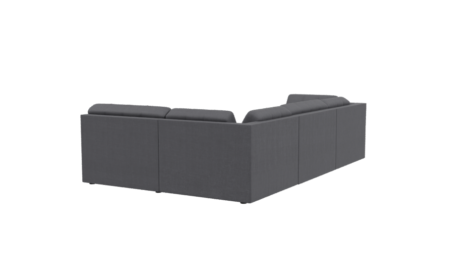 Stylish Modern Sectional Sofa 3D - Professional 3D Model Render 3