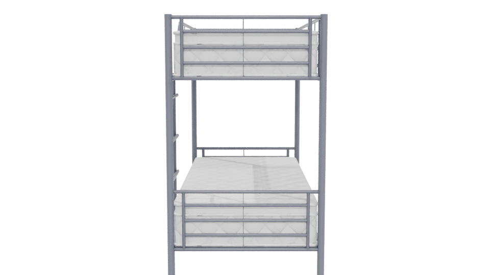Industrial Bunk Bed 3D Model - Professional 3D Model Render 5