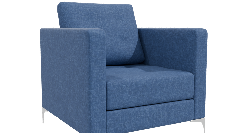 Contemporary Armchair 3D Model - Professional 3D Model Render 10