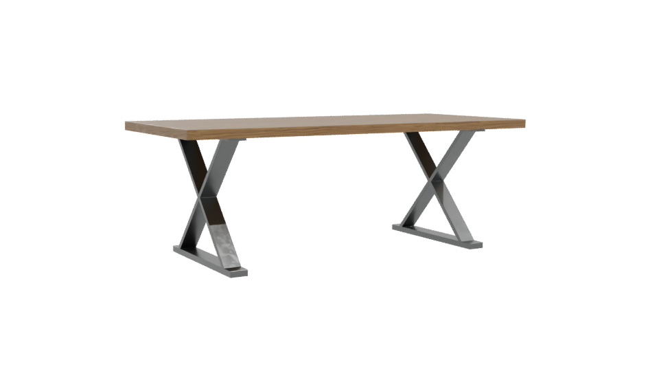 Stylish Modern Dining Table 3D - Professional 3D Model Render 10