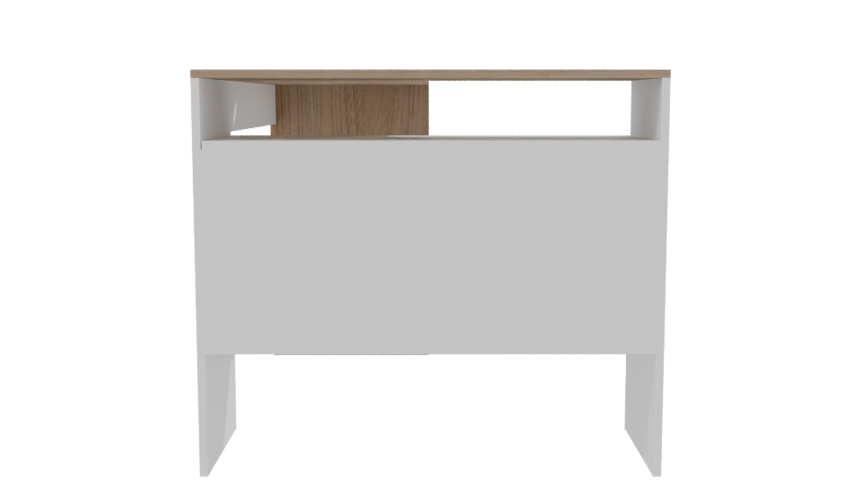 Stylish L-Shaped Desk Model - Professional 3D Model Render 8