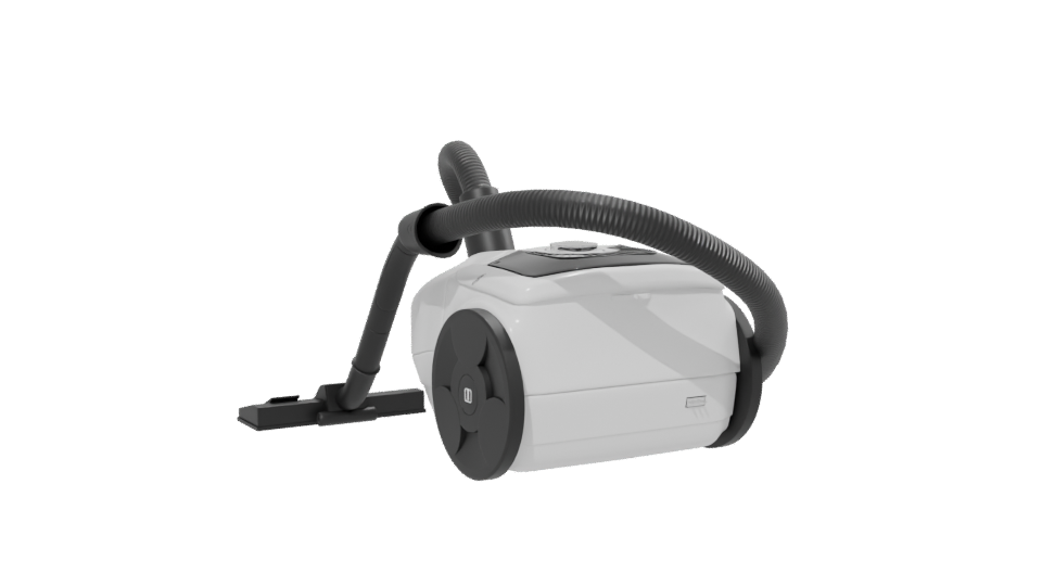 Compact Modern Vacuum Cleaner 3D - Professional 3D Model Render 13