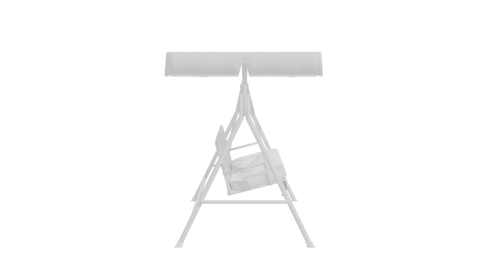 Stylish Outdoor Swing Canopy 3D - Professional 3D Model Render 11