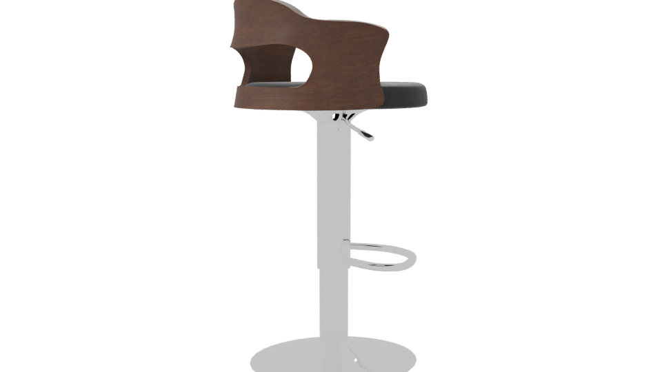 Stylish Adjustable Bar Stool 3D - Professional 3D Model Render 7