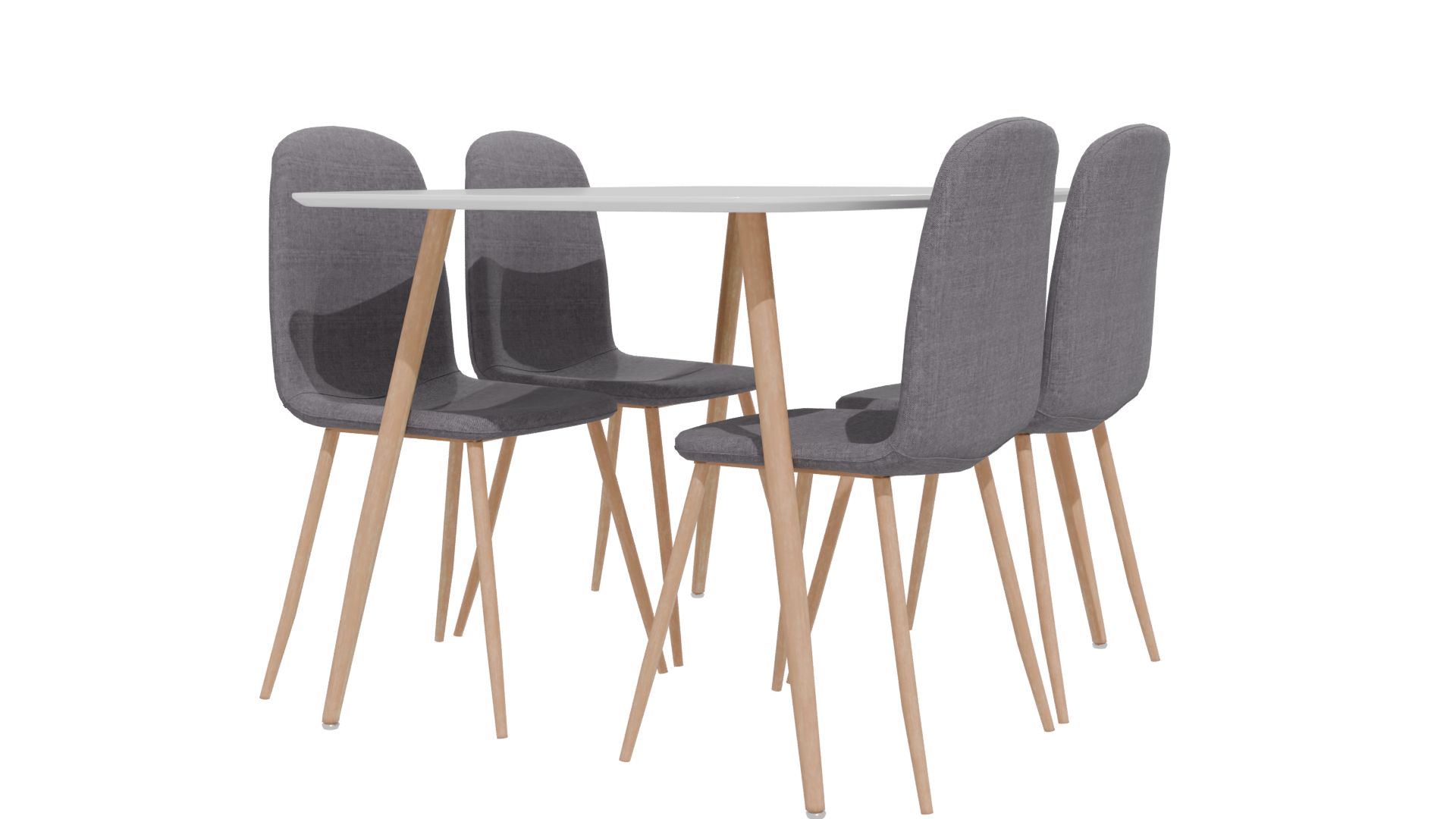 Modern Dining Table 3D Model - Professional 3D Model Render 12