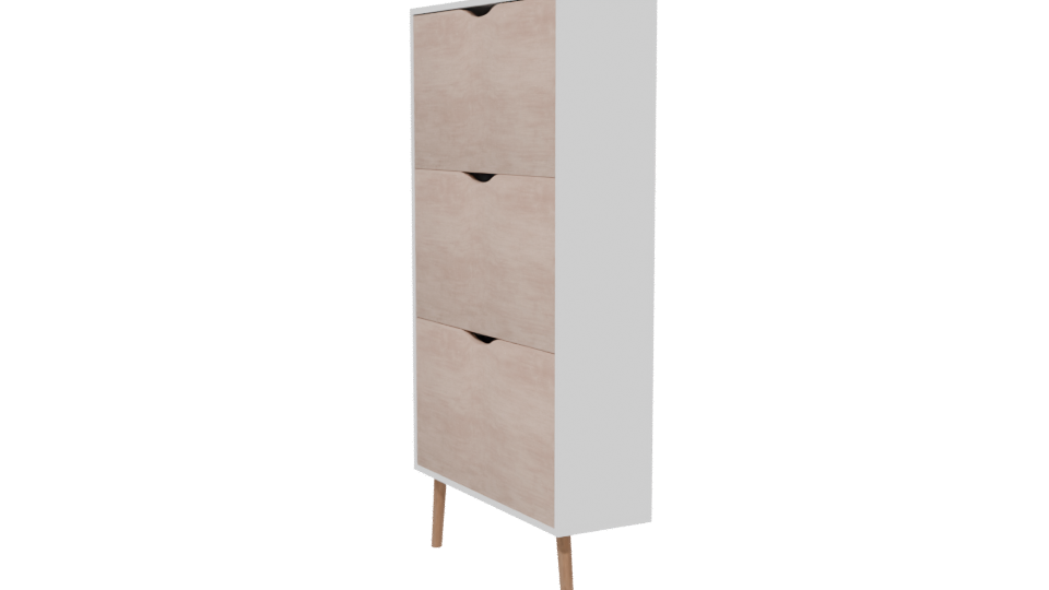 Stylish Minimalist Chest of Drawers - Professional 3D Model Render 13