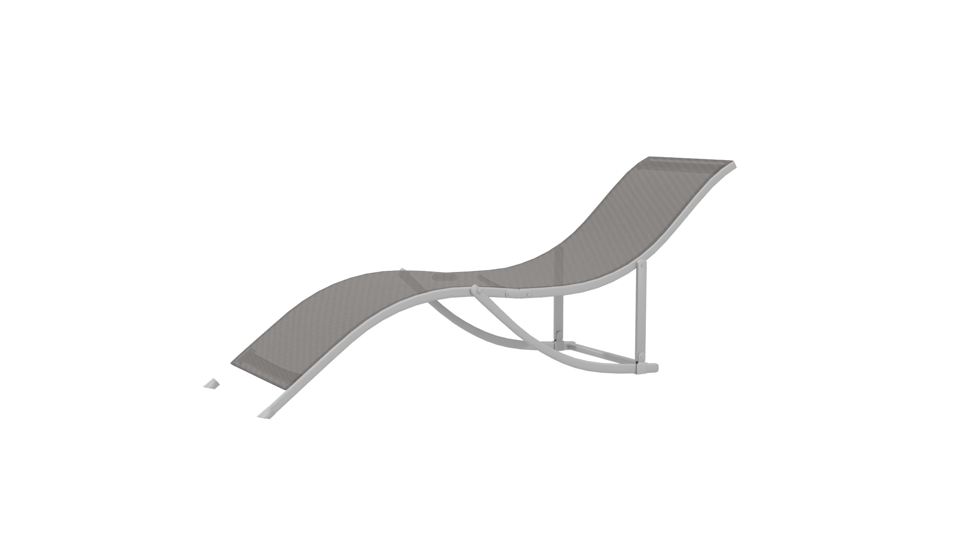 Stylish Outdoor Lounge Chair 3D - Professional 3D Model Render 4