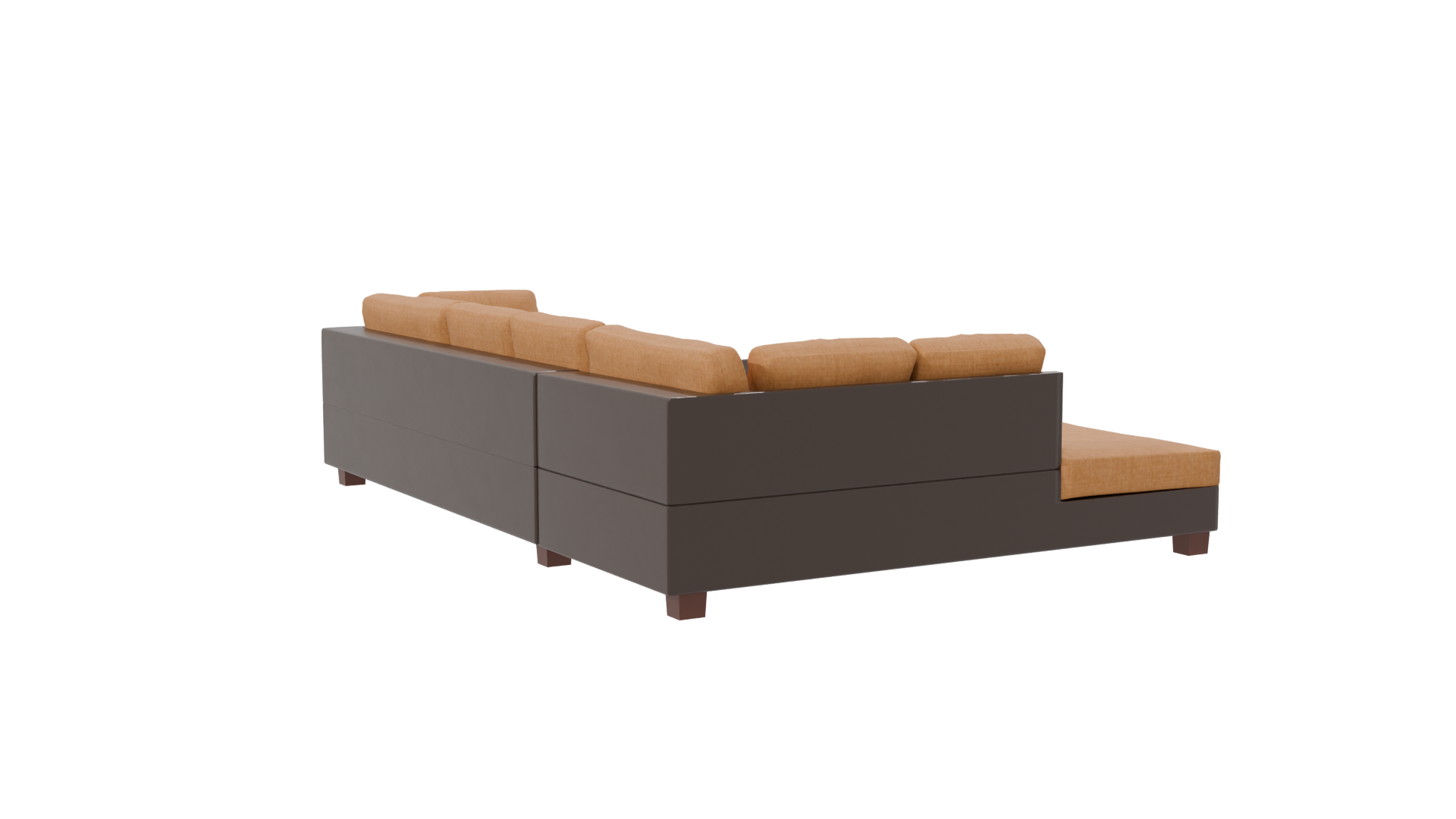 Modern L-Shaped Sofa 3D Model - Professional 3D Model Render 7
