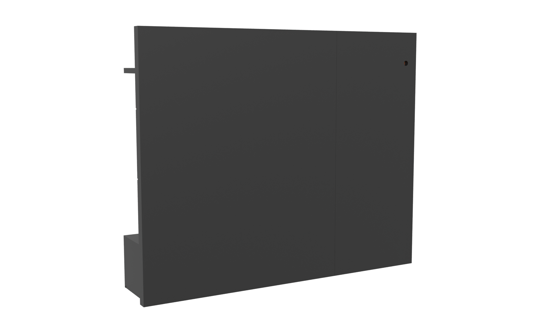 Modern Entertainment Center 3D - Professional 3D Model Render 4