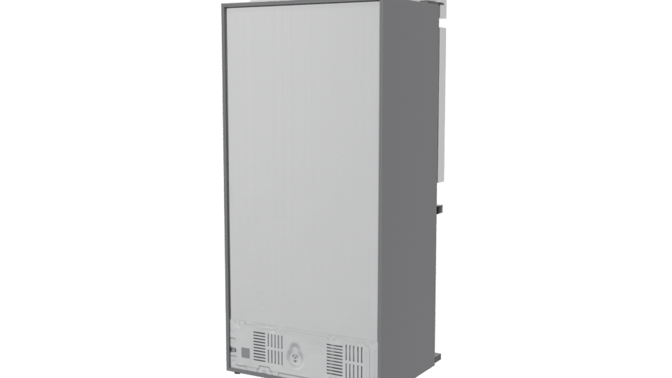 SBS LG GM47MPZ French Door Refrigerator 3D - Professional 3D Model Render 6