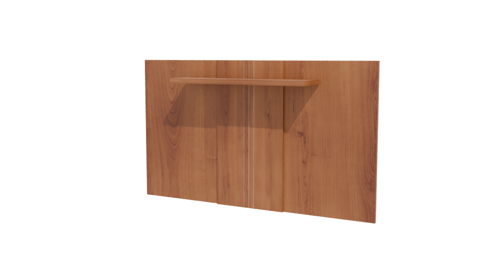 Modern Wooden Panel 3D Model - Professional 3D Model Render 12